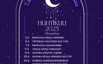 ASTROLOGINEN KATSAUS HUHTIKUU 2023